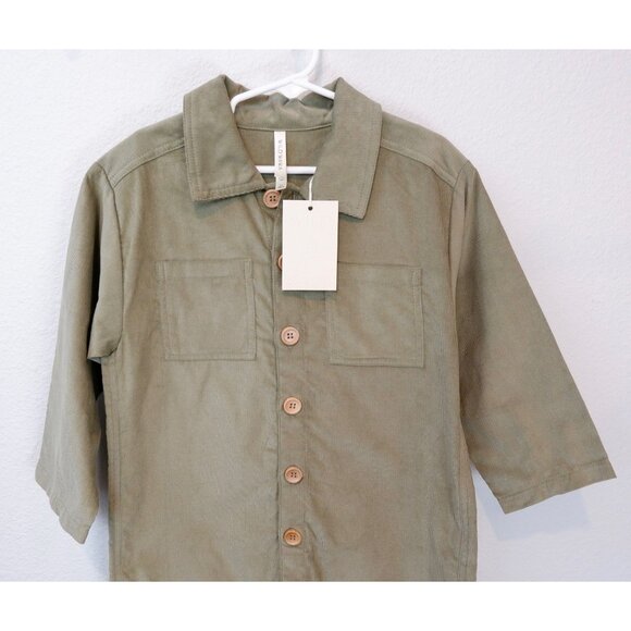 NEW Wild Wawa Toddler Corduroy Everyday Jumpsuit, size 3-4y - Picture 2 of 7